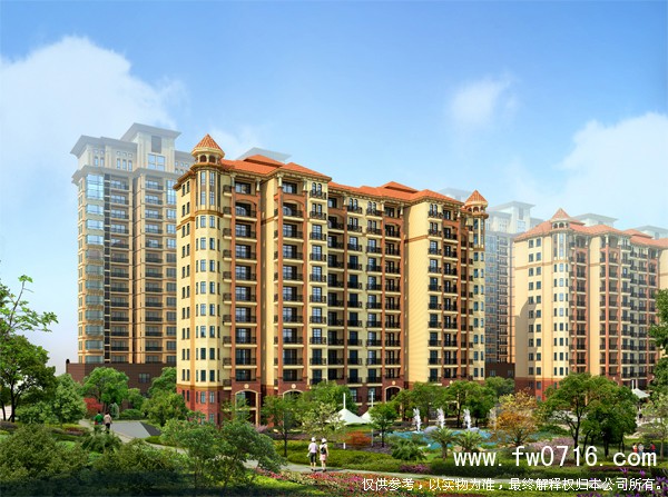 江陵江景豪庭效果图