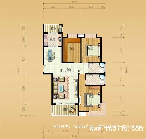 江陵江景豪庭户型图