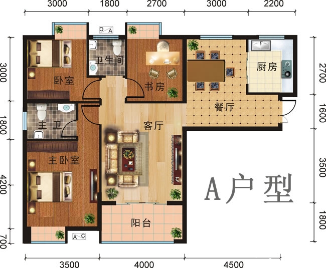 荆楚名居户型图