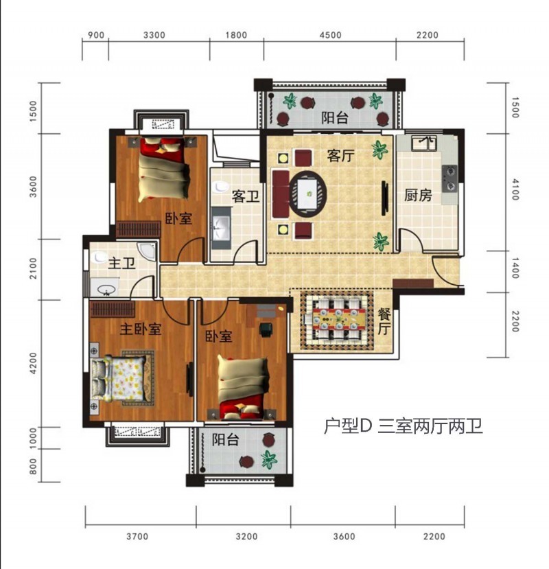 江陵育才佳苑户型图