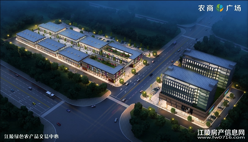 江陵农商广场效果图