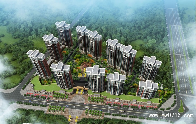 江陵万佳时代效果图