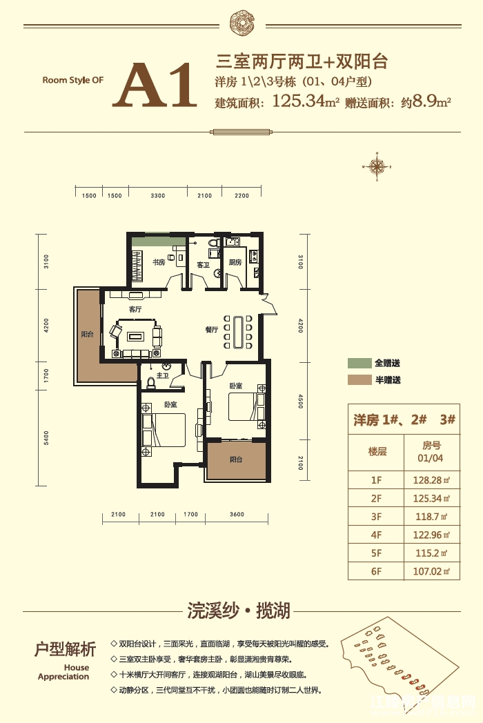 江陵龙湖城户型图